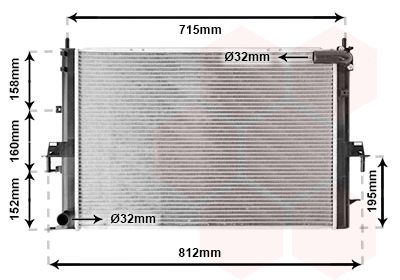 VAN WEZEL Radiators, Motora dzesēšanas sistēma 02002152